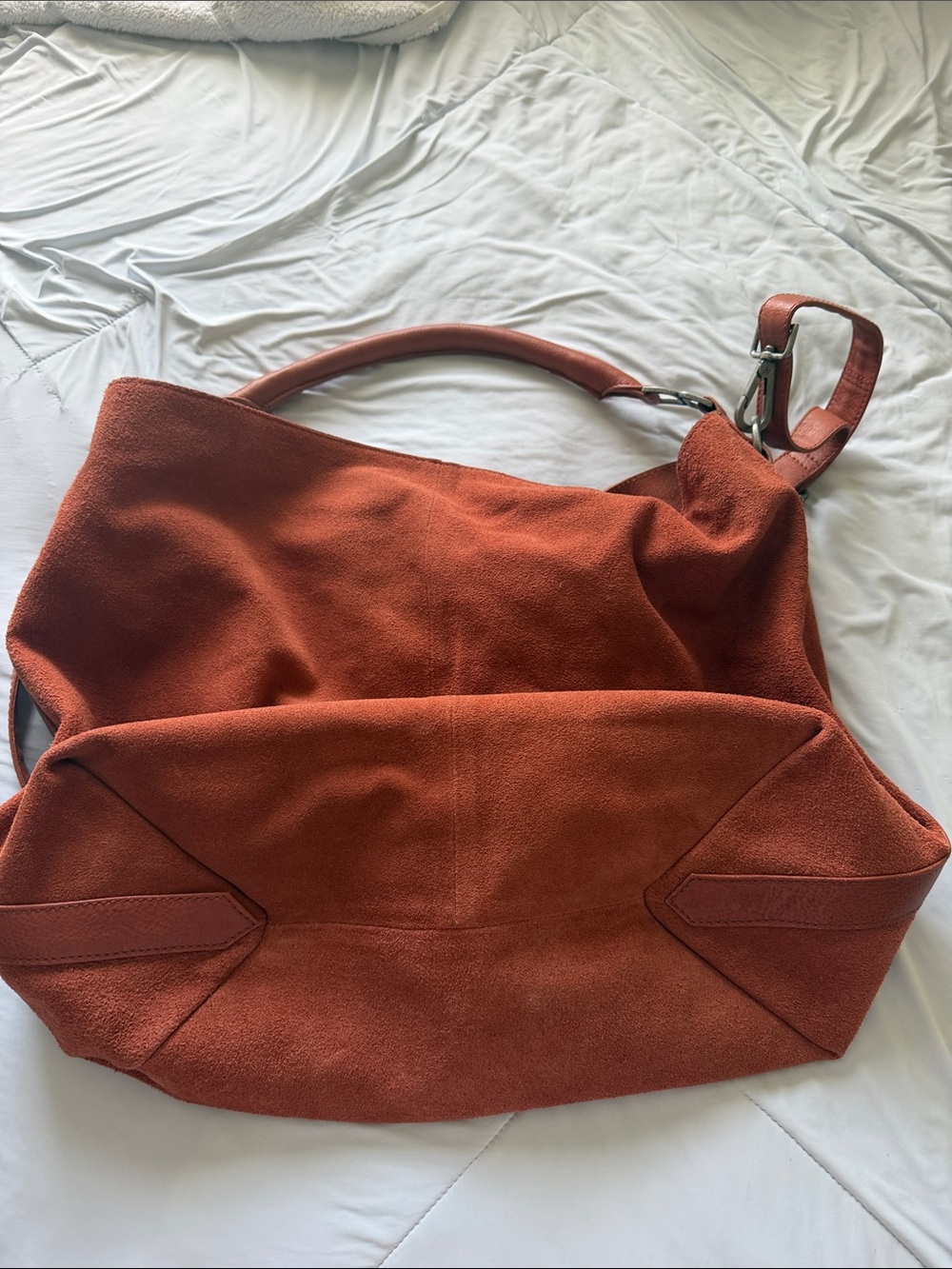 Free People Suzy Suede Slouchy Tote Bag - Picture 3 of 5
